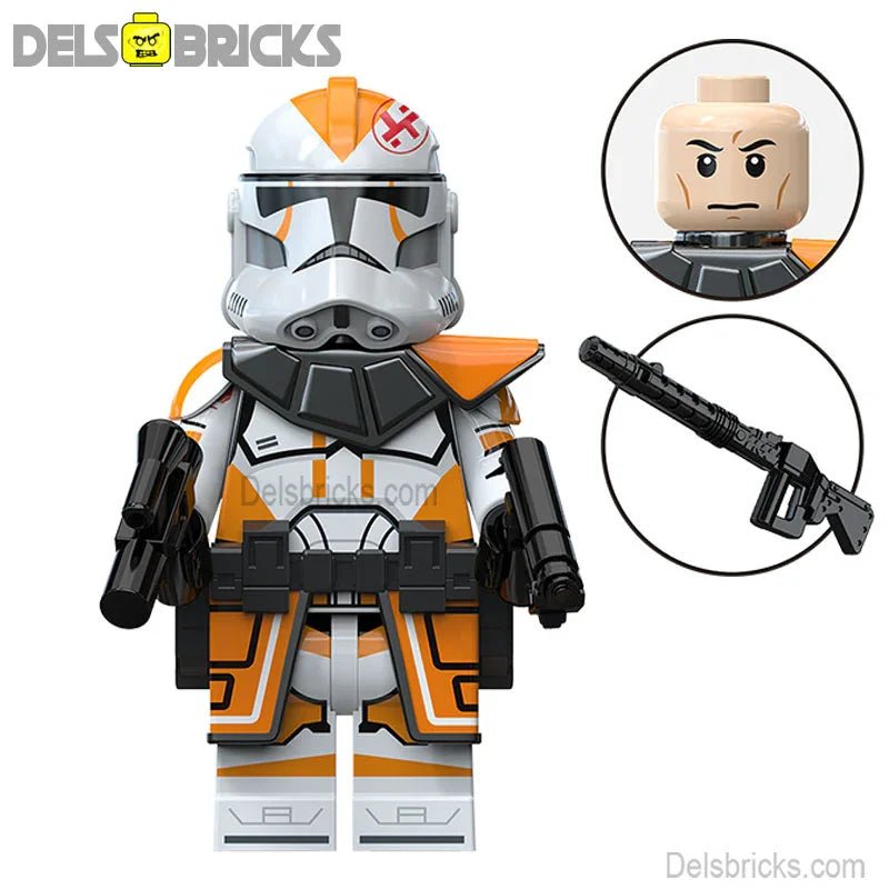 212th Battalion Clone Medic trooper Star Wars Lego Minifigures Custom Toys - DelsBricks MinifiguresLego Star Wars MinifiguresDelsBricks MinifiguresDelsbricks.com