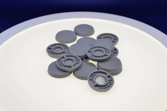 25mm Magnetic Bases for Miniatures, STL Printed Bases, Mini Bases, Magnetic, PLA Bases, 2mm bracing - DelsBricks Toys & CollectiblesMagnetic FDM BasesDelsBricks Toys & CollectiblesMega Diamonds & Schwartzreiter Mini Forge