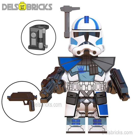 501st Legion Echo Clone trooper Star Wars Lego Minifigures Custom Toys - DelsBricks MinifiguresLego Star Wars MinifiguresDelsBricks MinifiguresDelsbricks.com
