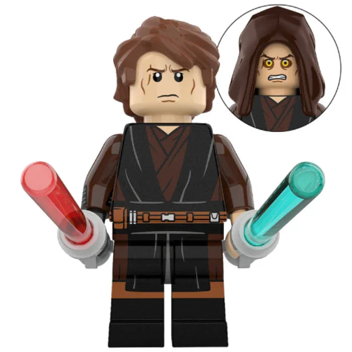 Anakin Skywalker Star Wars Lego Minifigures Custom Toys 1 - DelsBricks Minifigures