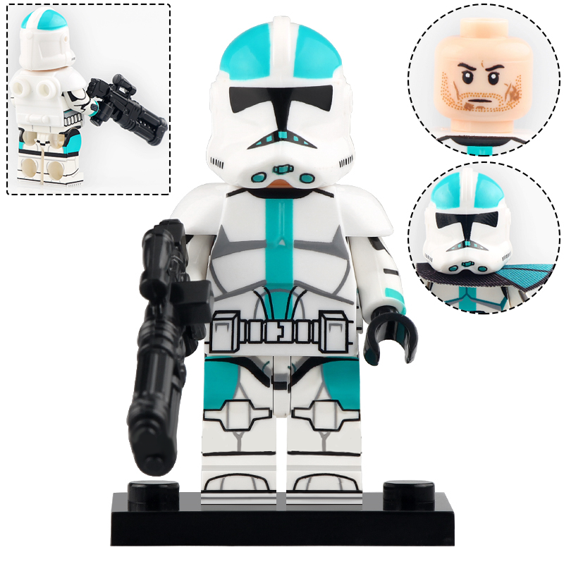Captain Howser Clone trooper Lego Star wars Minifigures Delsbricks.com