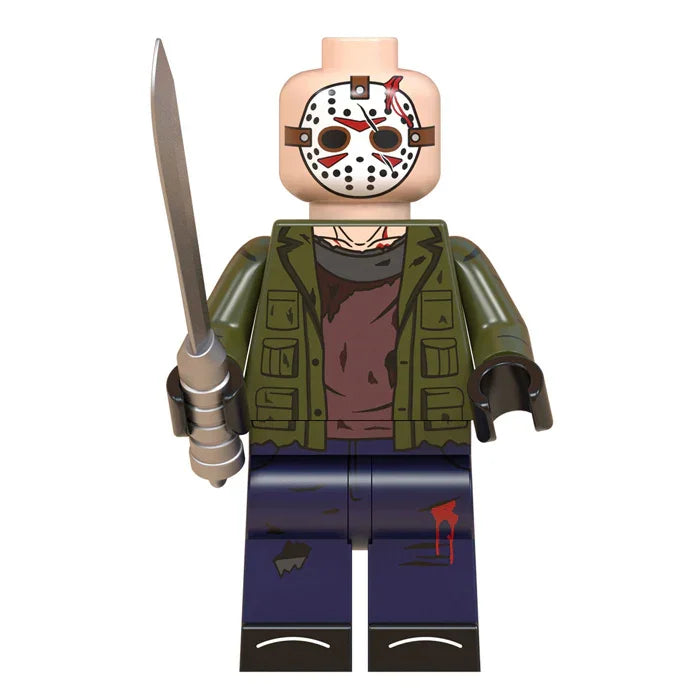 Jason Voorhees Friday The 13th Lego Horror Minifigures Delsbricks.com