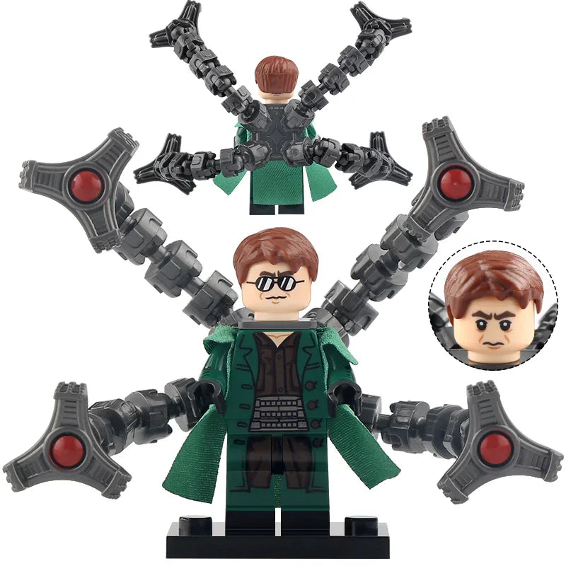 Doctor Octopus (Doc OC) from Spider-Man Lego Minifigures Custom Toys - DelsBricks Minifigures