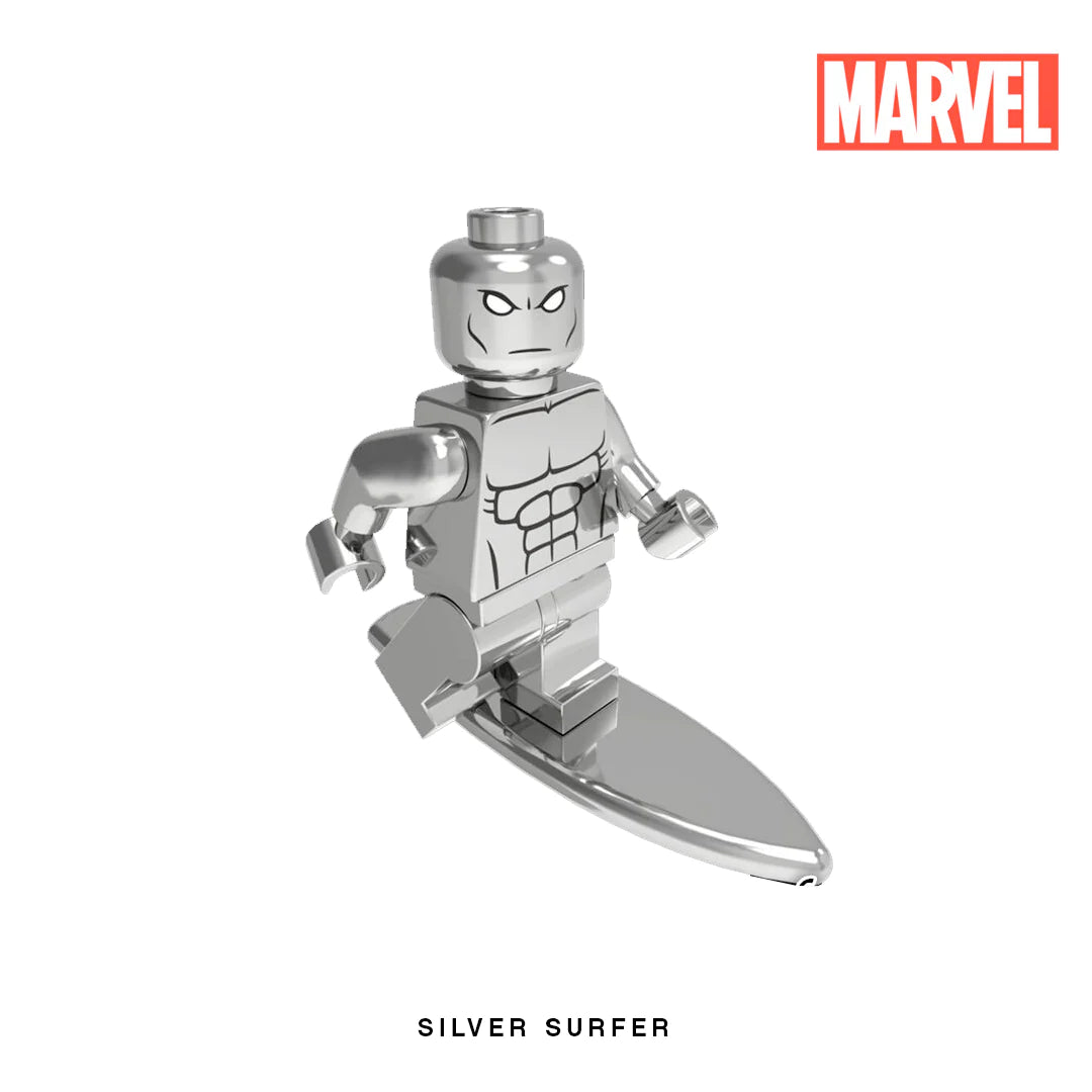 Silver Surfer Chrome Special Edition Minifigures Delsbricks