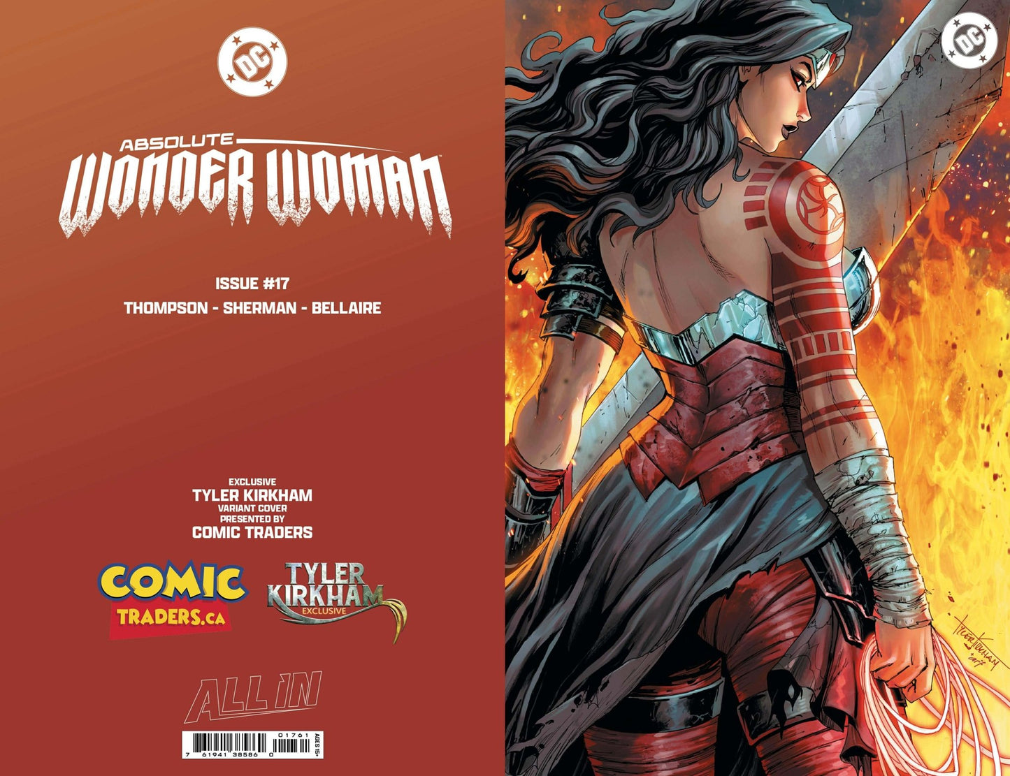 ABSOLUTE WONDER WOMAN 17 TYLER KIRKHAM Megacon 2026 EXCLUSIVE VIRGIN VAR (02/25/2026) - DelsBricks Toys & CollectiblesComic BookDelsBricks Toys & CollectiblesUnknown Comic Books