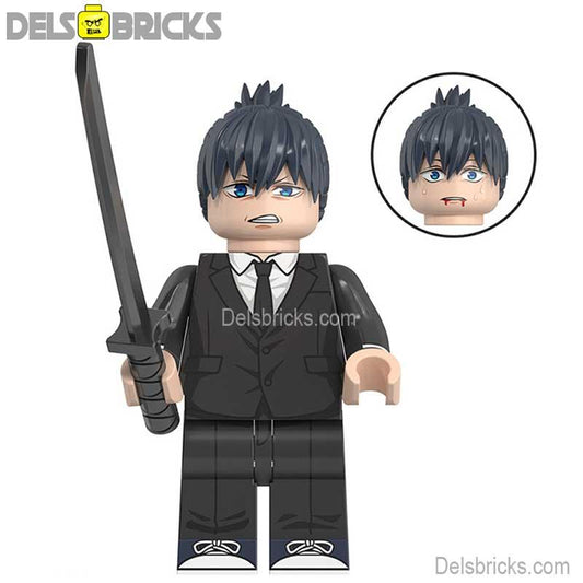 Aki Hayakawa from Chainsaw Man Lego Minifigures Anime toys - DelsBricks MinifiguresMinifiguresDelsBricks MinifiguresDelsbricks