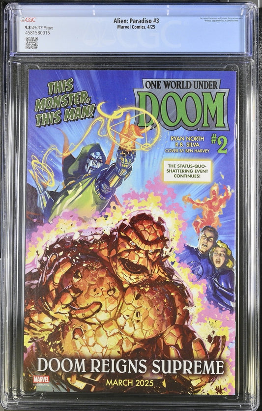 Alien: Paradiso 3 - CGC 9.8 - DelsBricks Toys & CollectiblesComic BookDelsBricks Toys & Collectibles412 Comics