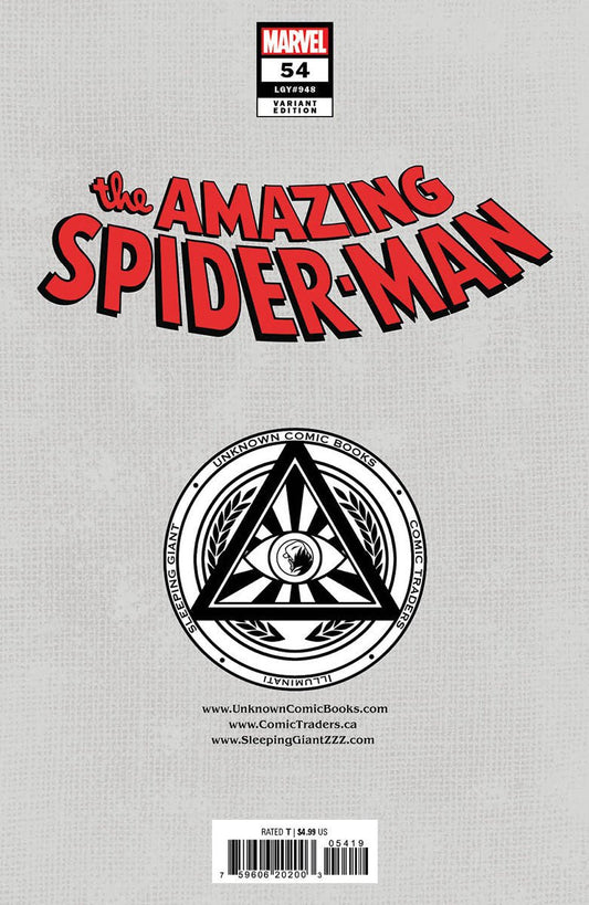Amazing Spider - Man 54 Unknown Comics Saowee Virgin Exclusive Var (07/31/2024) - DelsBricks Toys & CollectiblesCOMIC BOOKDelsBricks Toys & CollectiblesUnknown Comic Books