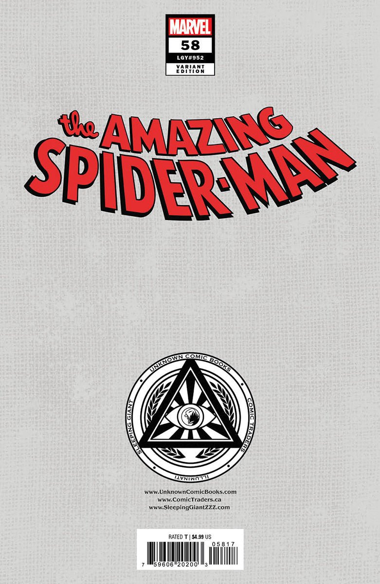 Amazing Spider - Man 58 Unknown Comics Exclusive Gabriele Dell'Otto Var (09/25/2024) - DelsBricks Toys & CollectiblesCOMIC BOOKDelsBricks Toys & CollectiblesUnknown Comic Books