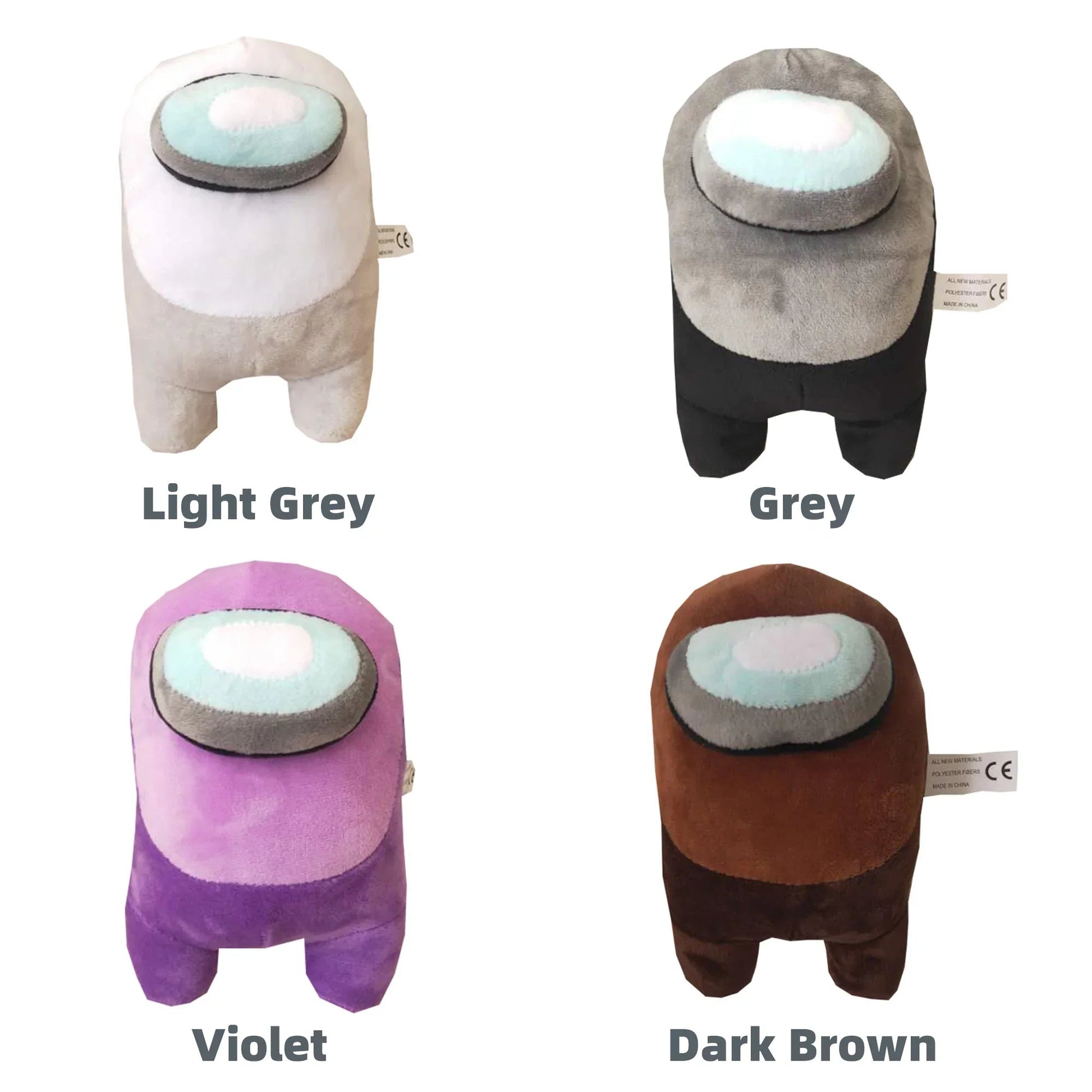 Among Us Cute Plush Stuffed Collectible toys (Purple) kawaii Video Game Characters - DelsBricks MinifiguresLego Horror MinifiguresDelsBricks MinifiguresDelsbricks.com