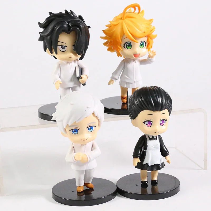 Anime The Promised Neverland PVC Toys 4 Piece Set - DelsBricks MinifiguresAction Figure DollsDelsBricks MinifiguresDelsbricks.com