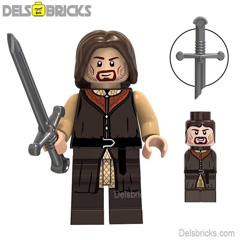 Aragorn Lord of The Rings Lego Minifigures Custom Toys - DelsBricks MinifiguresMinifiguresDelsBricks MinifiguresDelsbricks