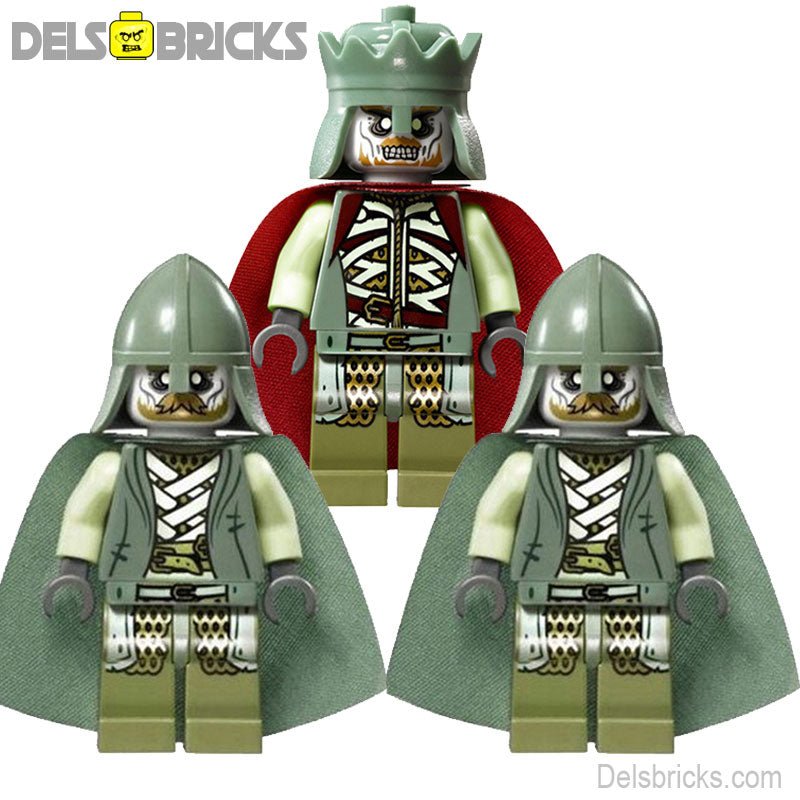 Army of the Dead set of 3 Lord of The Rings Lego Minifigures Custom Toys - DelsBricks MinifiguresMinifiguresDelsBricks MinifiguresDelsbricks