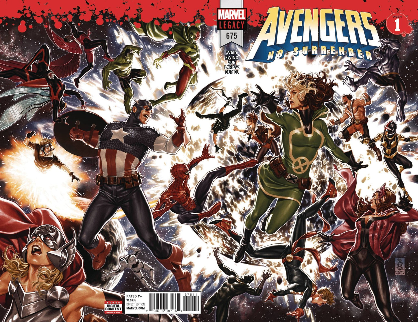 AVENGERS LH 675 LEG 1/10/2018 3D LENTICULAR wraparound - DelsBricks Toys & CollectiblesComic BooksDelsBricks Toys & CollectiblesUnknown Comic Books