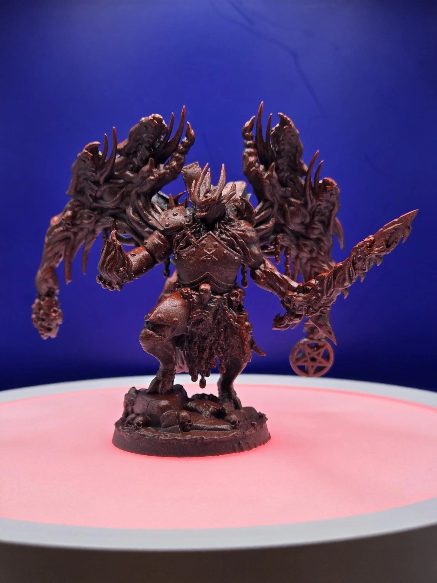 BARKASAR, Preator Of Brutality by Papsikels Miniature, 100mm tall Miniature, 28/32mm Scale, War Gaming Figure, Proxy for Trench Crusade - DelsBricks Toys & CollectiblesResin Printed MiniatureDelsBricks Toys & CollectiblesMega Diamonds & Schwartzreiter Mini Forge
