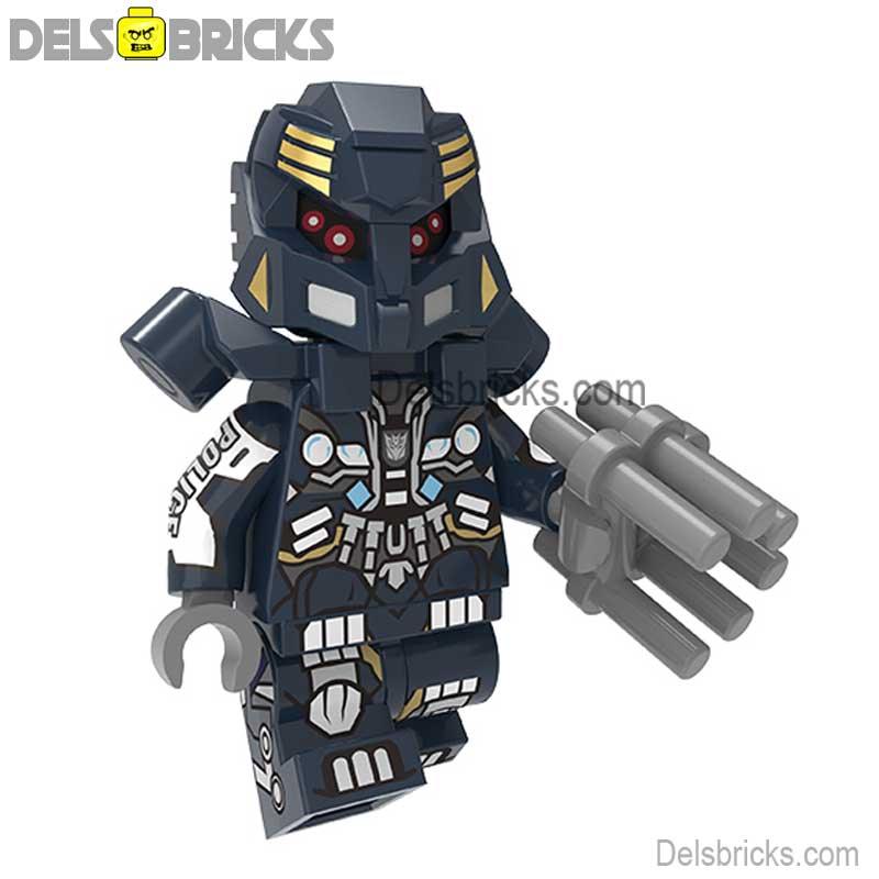 barricade Transformers Lego Minifigures custom toys - DelsBricks MinifiguresMinifiguresDelsBricks MinifiguresDelsbricks