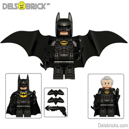 Batman from The Flash Michael Keaton Lego Batman Minifigures - DelsBricks MinifiguresMinifiguresDelsBricks MinifiguresDelsbricks
