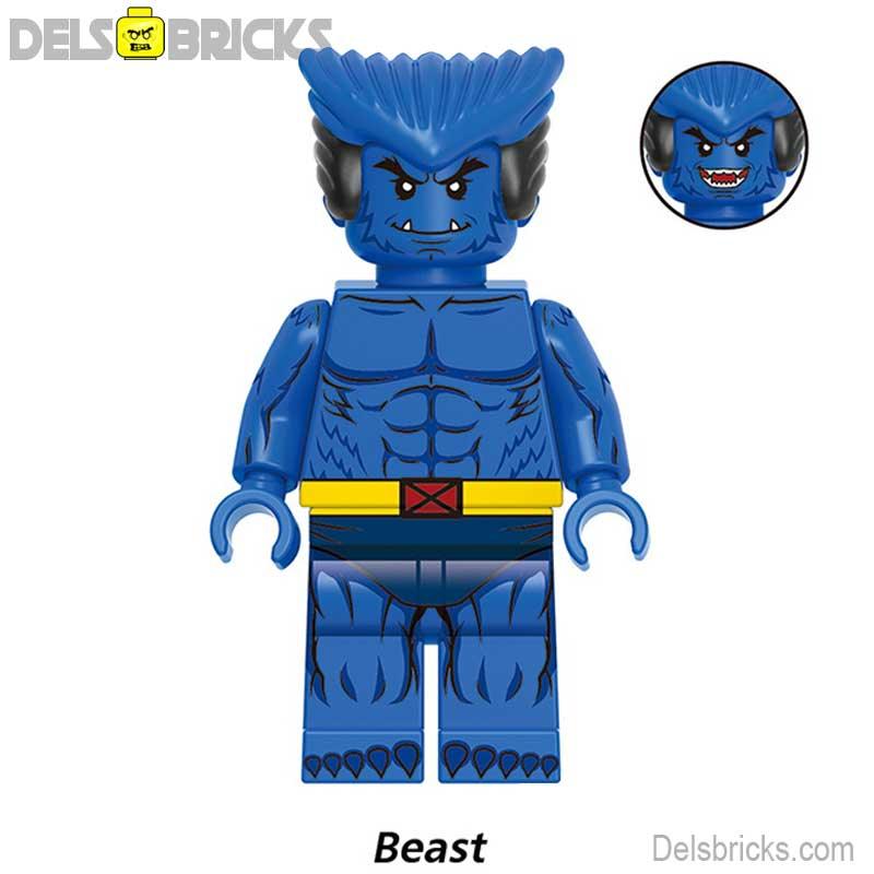 Beast From X - Men '97 Lego Minifigures custom toys NEW - DelsBricks MinifiguresMinifiguresDelsBricks MinifiguresDelsbricks