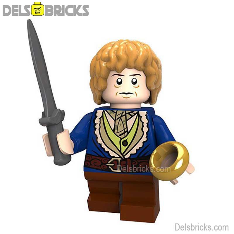 Bilbo baggins Lord of The Rings Lego Minifigures Custom Toys The Hobbit - DelsBricks MinifiguresMinifiguresDelsBricks MinifiguresDelsbricks