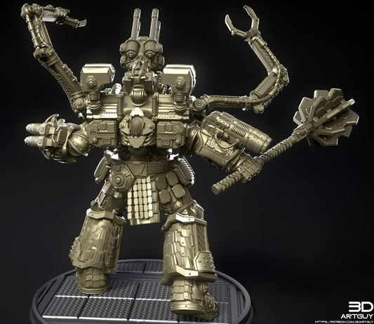 Bitter Genius by 3DArtGuy 32mm scale, 50mm or 100mm, Miniature War Gaming Figure - DelsBricks Toys & CollectiblesResin Printed MiniatureDelsBricks Toys & CollectiblesMega Diamonds & Schwartzreiter Mini Forge