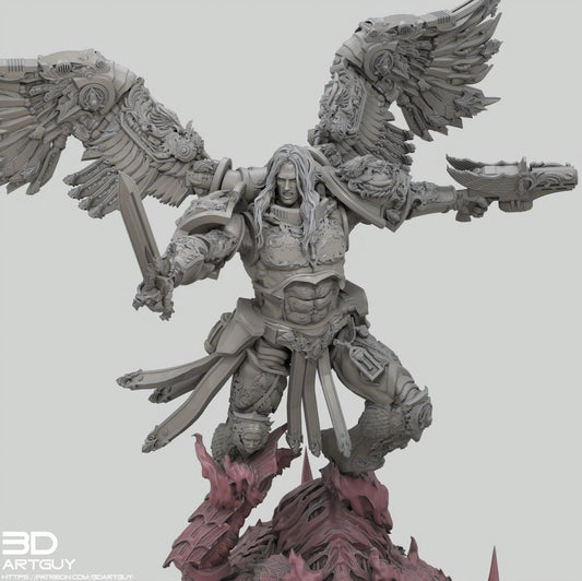 Blood Host Leader by 3DArtGuy 32mm scale, 50mm or 100mm, Miniature War Gaming Figure - DelsBricks Toys & CollectiblesResin Printed MiniatureDelsBricks Toys & CollectiblesMega Diamonds & Schwartzreiter Mini Forge