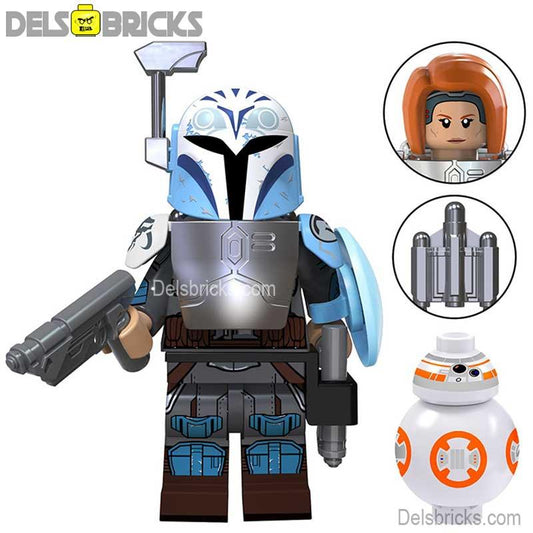 Bo Katan Kryze Lego Star Wars Minifigures Custom Toys 2 - DelsBricks MinifiguresLego Star Wars MinifiguresDelsBricks MinifiguresDelsbricks.com