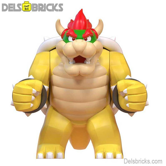 Bowser from Super Mario Movie Minifigures Big size Coopa - DelsBricks MinifiguresMinifiguresDelsBricks MinifiguresDelsbricks