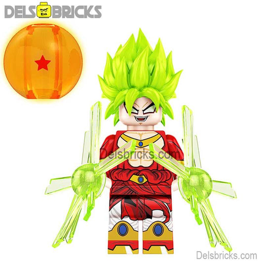 Broly Dragon Ball Z Super Lego Minifigures Anime Custom Toys 2 - DelsBricks MinifiguresMinifiguresDelsBricks MinifiguresDelsbricks