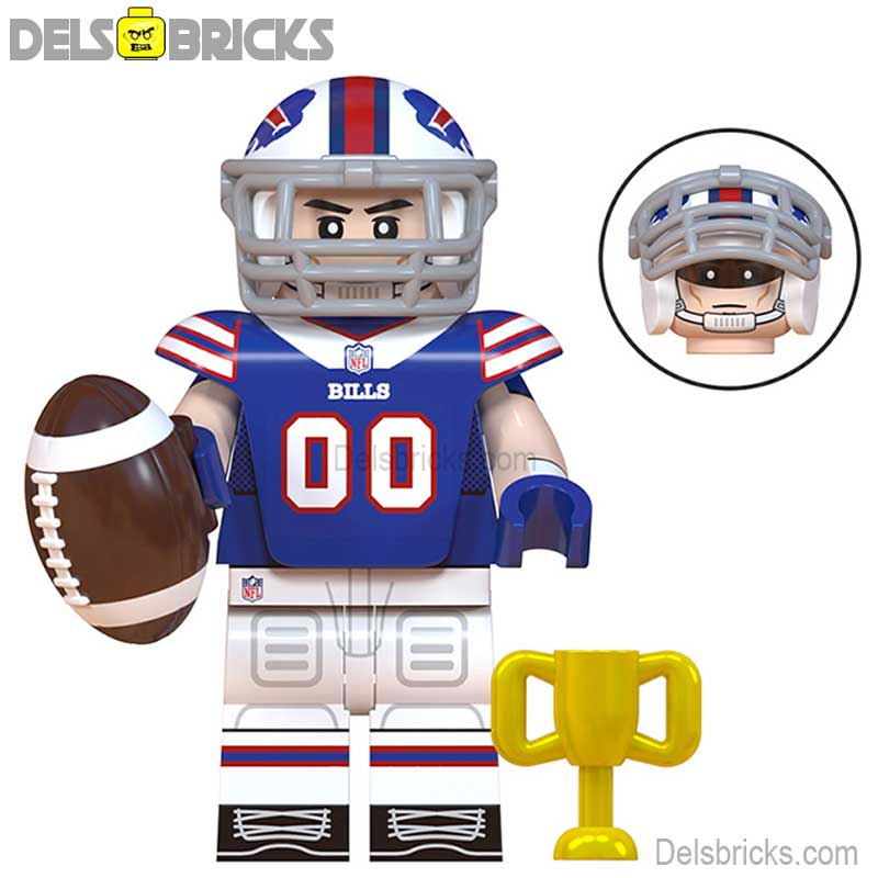 Buffalo Bills NFL Football Teams Lego Minifigures Custom Toys - DelsBricks MinifiguresMinifiguresDelsBricks MinifiguresDelsbricks
