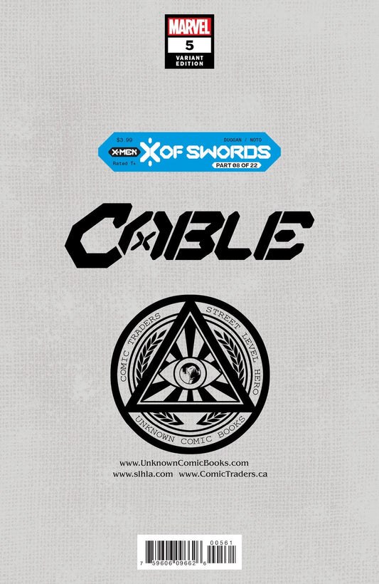 Cable 5 Unknown Comics Tyler Kirkham Exclusive Var Xos (10/14/2020) - DelsBricks Toys & CollectiblesCOMIC BOOK EXCLUSIVEDelsBricks Toys & CollectiblesUnknown Comic Books
