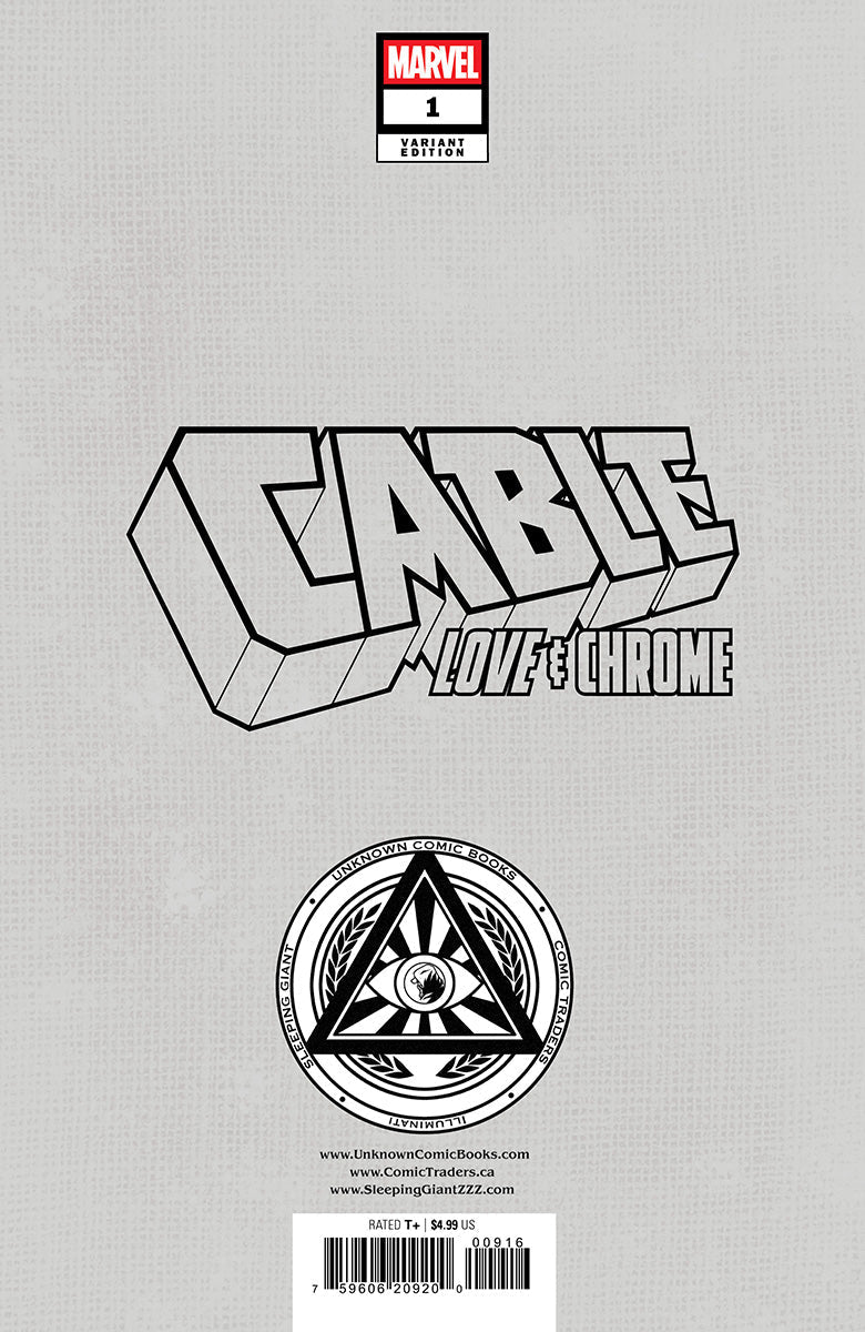 Cable: Love & Chrome 1 Unknown Comics Tyler Kirkham Connecting Cover Exclusive Virgin Var (01/01/2025) - DelsBricks Toys & CollectiblesCOMIC BOOKDelsBricks Toys & CollectiblesUnknown Comic Books