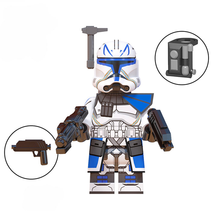 Captain Rex 501st Legion Clone trooper Lego Minifigures – DelsBricks  Minifigures