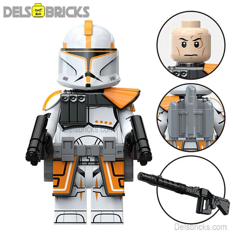 Captain Alpha 212th Clone trooper Star Wars Lego Minifigures Custom Toys - DelsBricks MinifiguresLego Star Wars MinifiguresDelsBricks MinifiguresDelsbricks.com