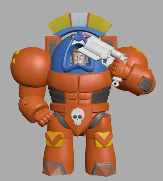 Captain Space King 2 by 3DArtGuy 32mm scale, 50mm, Miniature War Gaming Figure, Grim Dark, Space, Proxy, Space King - DelsBricks Toys & CollectiblesResin Printed MiniatureDelsBricks Toys & CollectiblesMega Diamonds & Schwartzreiter Mini Forge