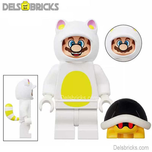 Cat Mario Brothers Movie from Super Mario Lego Minifigures Custom Toys - DelsBricks MinifiguresMinifiguresDelsBricks MinifiguresDelsbricks