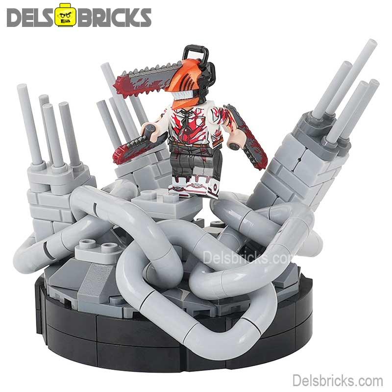 Chainsaw Man Denji & War zone Playset Lego Minifigures - DelsBricks MinifiguresMinifiguresDelsBricks MinifiguresDelsbricks