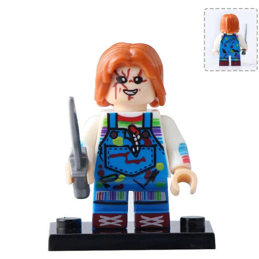 Chucky Child's PlayLego Minifigures Custom Horror Toys 2 - DelsBricks MinifiguresLego Horror MinifiguresDelsBricks MinifiguresDelsbricks.com