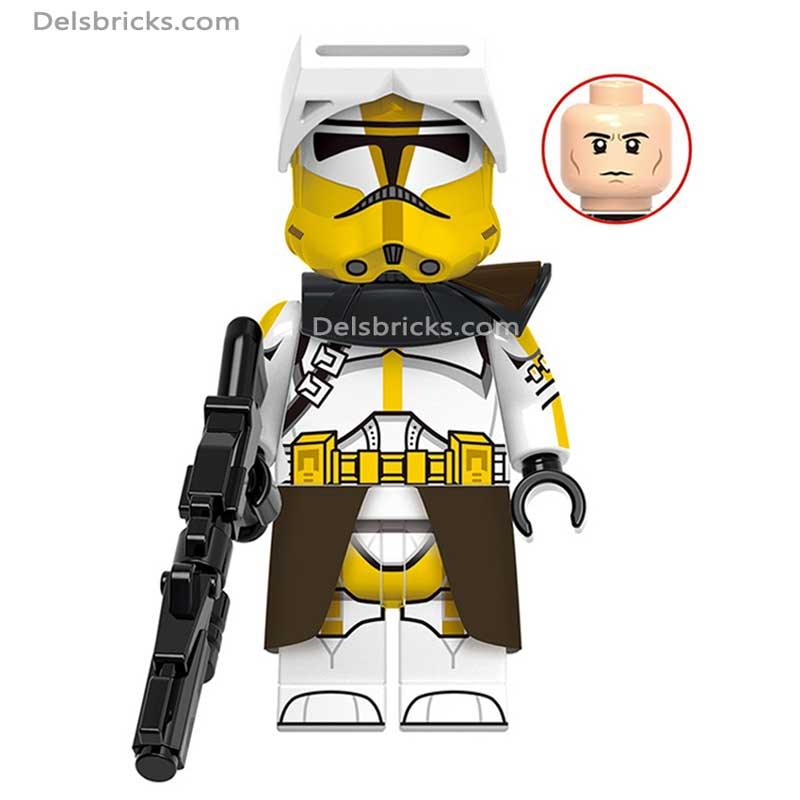 Commander Bly Clone Trooper Lego Star wars Minifigures Custom Toys