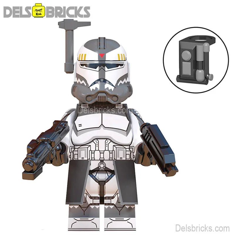 Commander Wolffe Clone trooper Lego Star Wars Minifigures Custom Toys - DelsBricks MinifiguresLego Star Wars MinifiguresDelsBricks MinifiguresDelsbricks.com