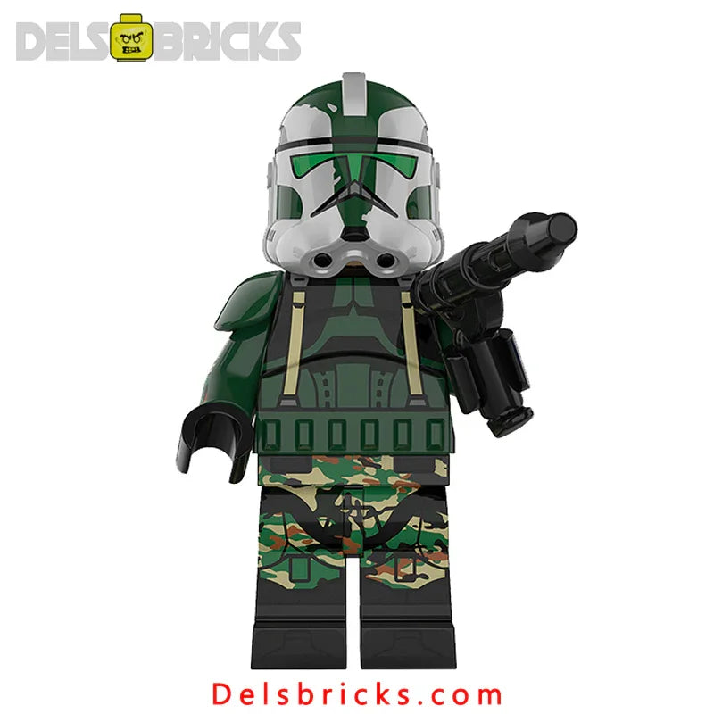 Commander Gree Clone trooperStar Wars Lego Minifigures Custom Toys - DelsBricks Minifigures