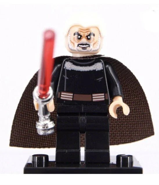 Count Dooku (Film Version) Lego Star Wars Minifigures Custom Toys 1 - DelsBricks MinifiguresLego Star Wars MinifiguresDelsBricks MinifiguresDelsbricks.com