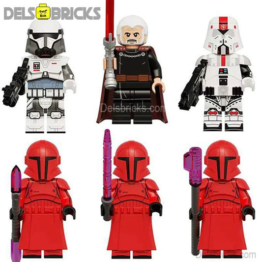 Count Dooku Set of 6 Lego Star Wars Minifigures Custom Toys - DelsBricks MinifiguresLego Star Wars MinifiguresDelsBricks MinifiguresDelsbricks.com