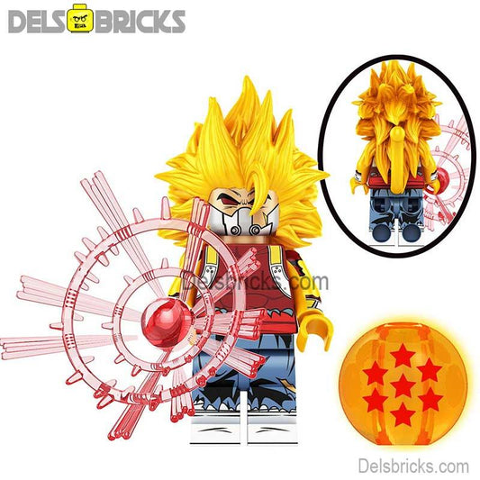 Cumber Dragon Ball Z Super Lego Minifigures Anime Custom Toys 2 - DelsBricks MinifiguresMinifiguresDelsBricks MinifiguresDelsbricks