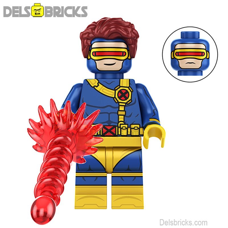 Cyclops From X - Men '97 Lego Minifigures Best custom toys S2 - DelsBricks MinifiguresMinifiguresDelsBricks MinifiguresDelsbricks