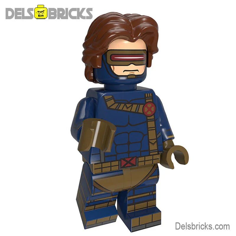 Cyclops X - Men Lego Lego Minifigures Custom Toys - DelsBricks MinifiguresMinifiguresDelsBricks MinifiguresDelsbricks