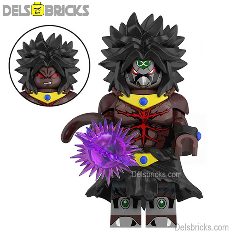 Dark Broly Dragon Ball Z Super Lego Minifigures Best Custom Anime Toys - DelsBricks MinifiguresMinifiguresDelsBricks MinifiguresDelsbricks