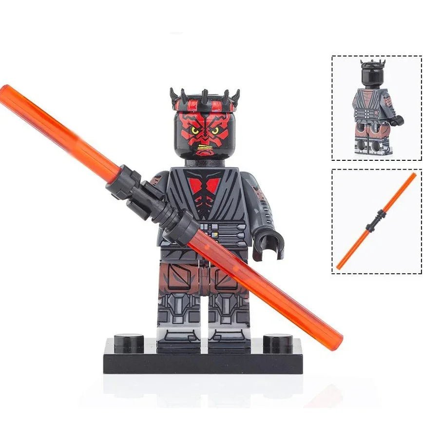 Darth Maul Lego Star Wars Minifigures Custom Toys 1 - DelsBricks MinifiguresLego Star Wars MinifiguresDelsBricks MinifiguresDelsbricks.com