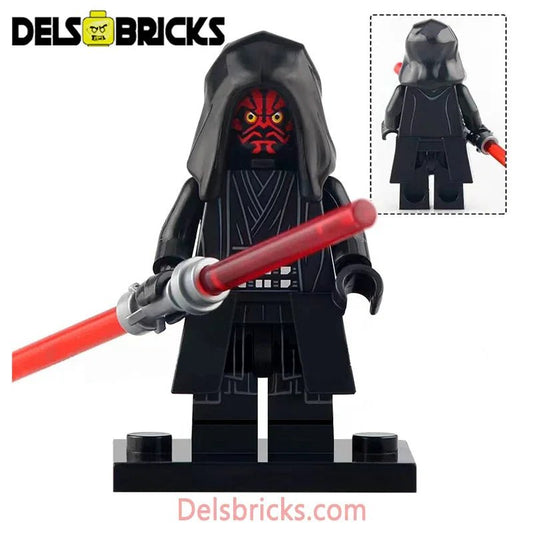 Darth Maul Lego Star Wars Minifigures Custom Toys 2 - DelsBricks MinifiguresLego Star Wars MinifiguresDelsBricks MinifiguresDelsbricks.com