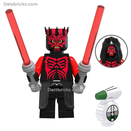 Darth Maul Lego Star Wars Minifigures Custom Toys 3 - DelsBricks MinifiguresLego Star Wars MinifiguresDelsBricks MinifiguresDelsbricks.com