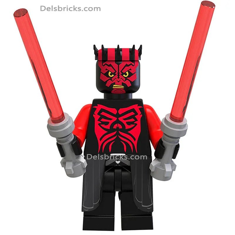 Darth Maul Lego Star Wars Minifigures Custom Toys 3 - DelsBricks MinifiguresLego Star Wars MinifiguresDelsBricks MinifiguresDelsbricks.com